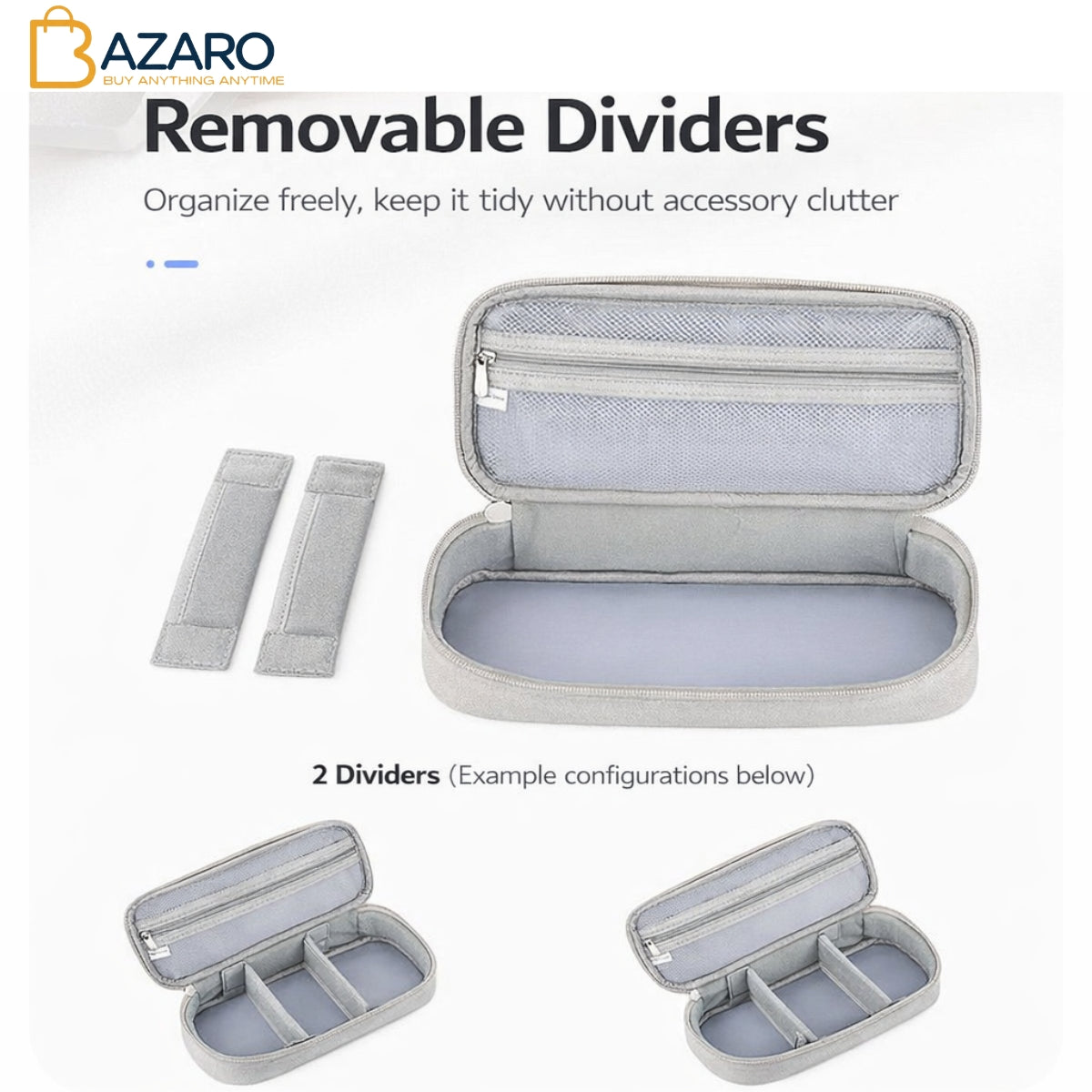 Digital Organizer Bag, Waterproof Portable Electronic Organizer ,Travel Accessories ,Cable Bag Universal Cord Storage ,Case for Cable/Cord Storage, Charging Cable, Cell Phone, Power Bank