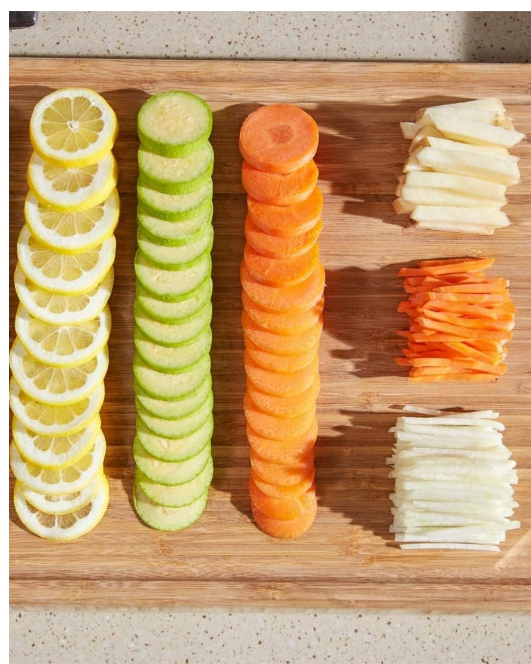 ONCE FOR ALL Vegetable Slicer with Collection Basin, Vegetable Slicer