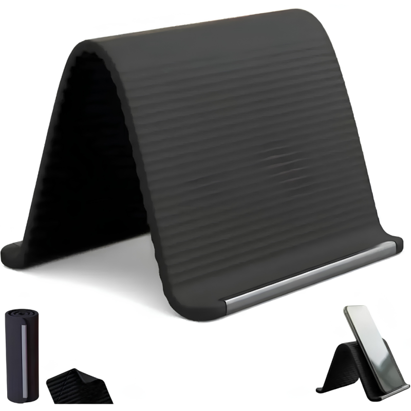 Flexible Silicone Aluminium Mobile Phone Holder Stand