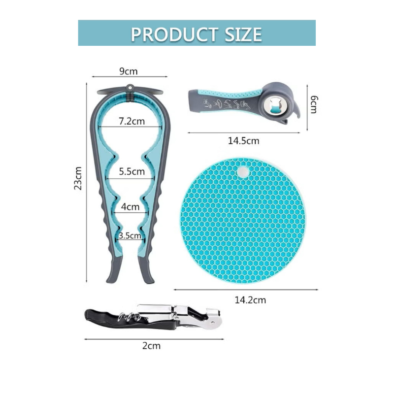 Jar Opener for Weak Hands, Seniors with Arthritis