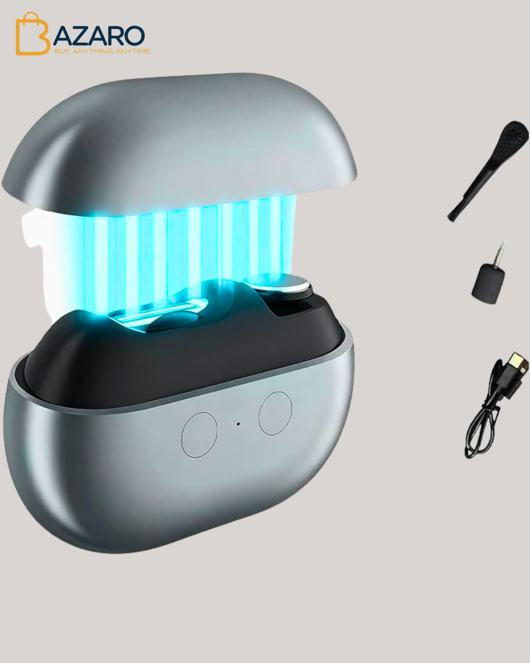 Funito Electric Nail Clipper, Electric Toenail Clippers for Seniors&Women, Automanitc 3-in-1Nail Clippers Multi Function with LED Light & Storage Box.