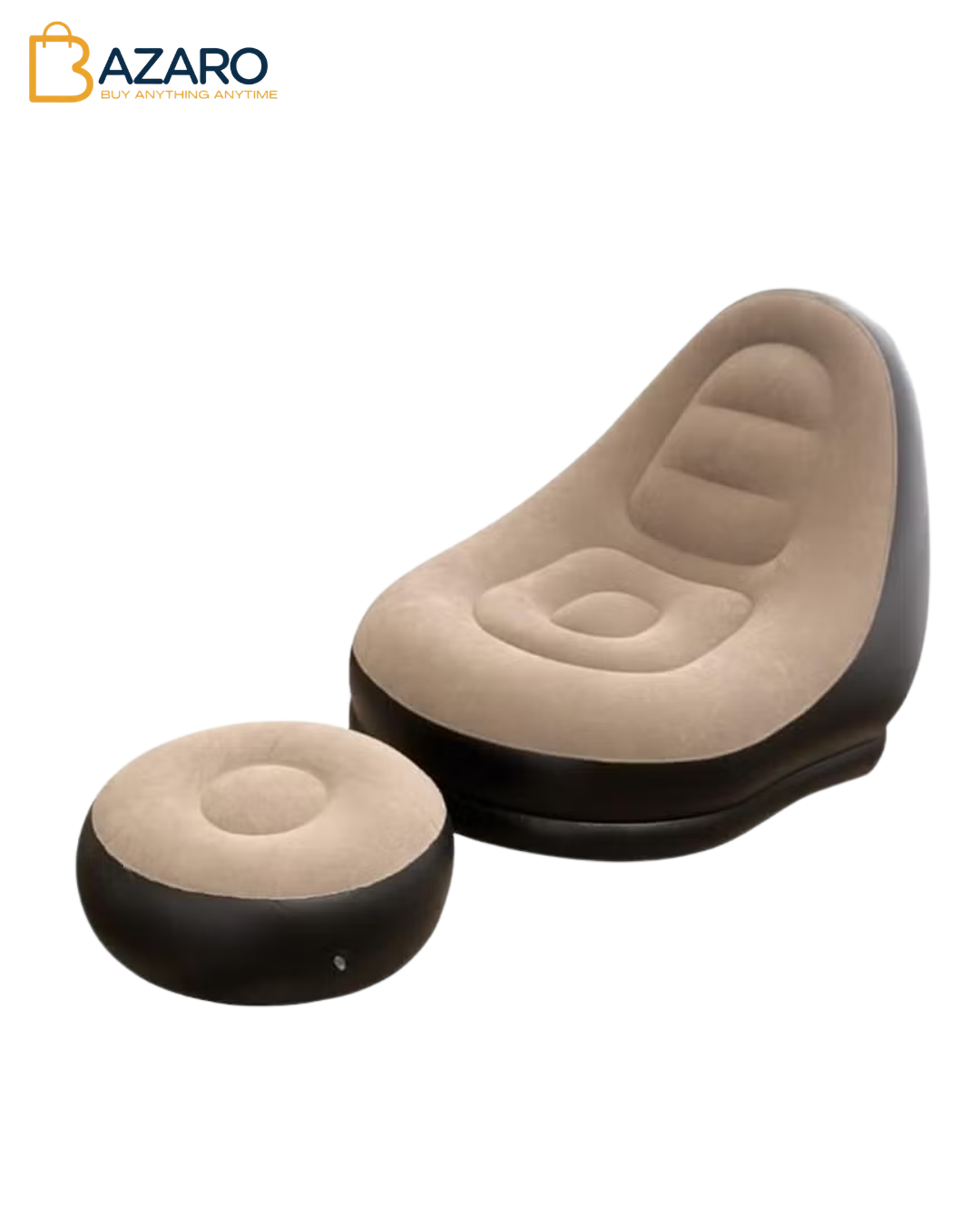 Tobi Air Sofa (TB-3003) | Inflatable Lounger Set, 2-in-1 Sofa Chair with Footstool