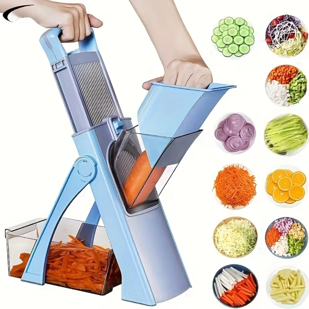 Adjustable Thickness Manual Slicer - Multifunctional Vegetable Slicer and Dicer Set