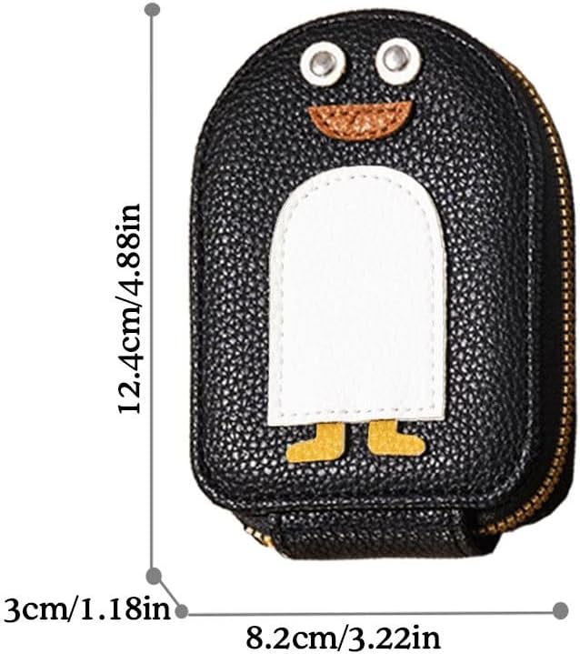 Cute Penguins PU Credit Card Coin Wallet