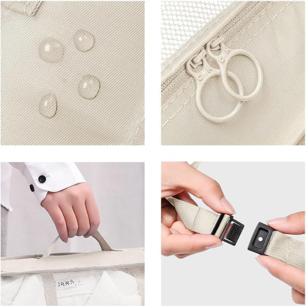 VAGREEZ Travel Luggage Packing Organizers Set with Toiletry Bag