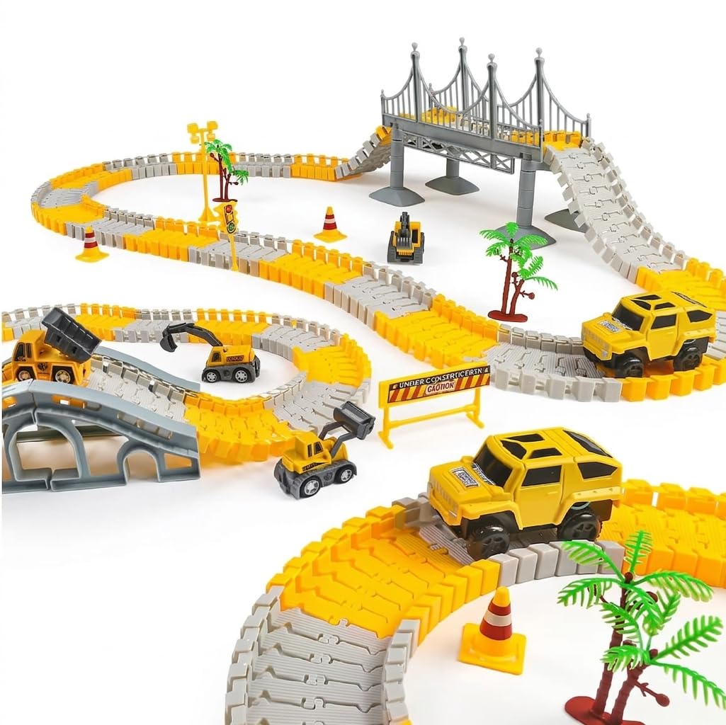 Construction Race Tracks for Kids Toys, Track Set, Gifts For Kids