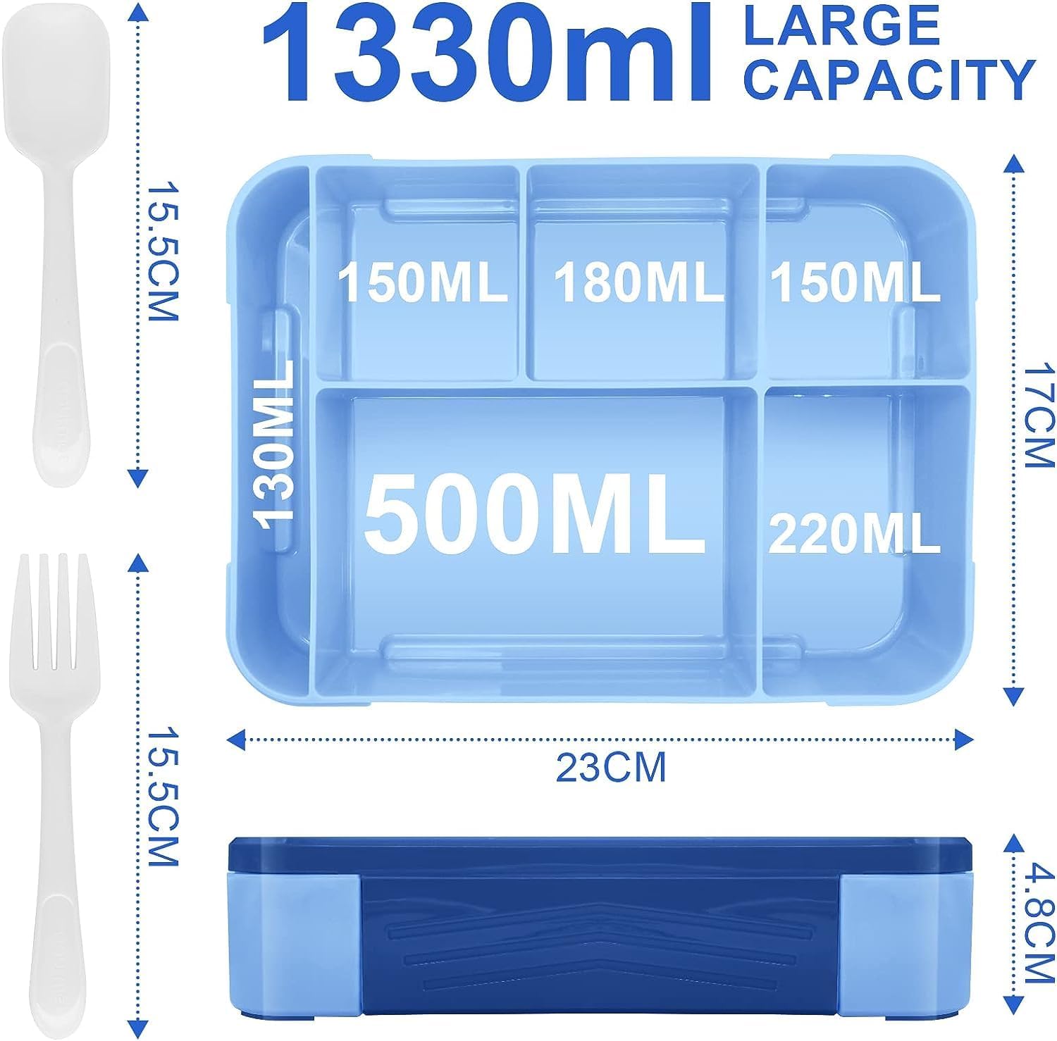Lunch Box for Kid School,Children's Lunch Box with Compartments