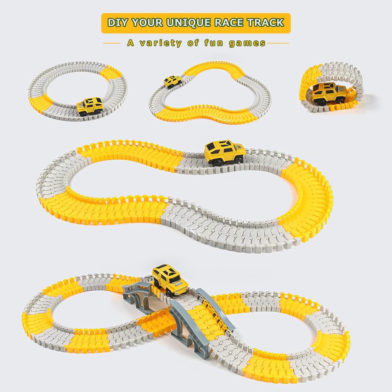 Construction Race Tracks for Kids Toys, Track Set, Gifts For Kids