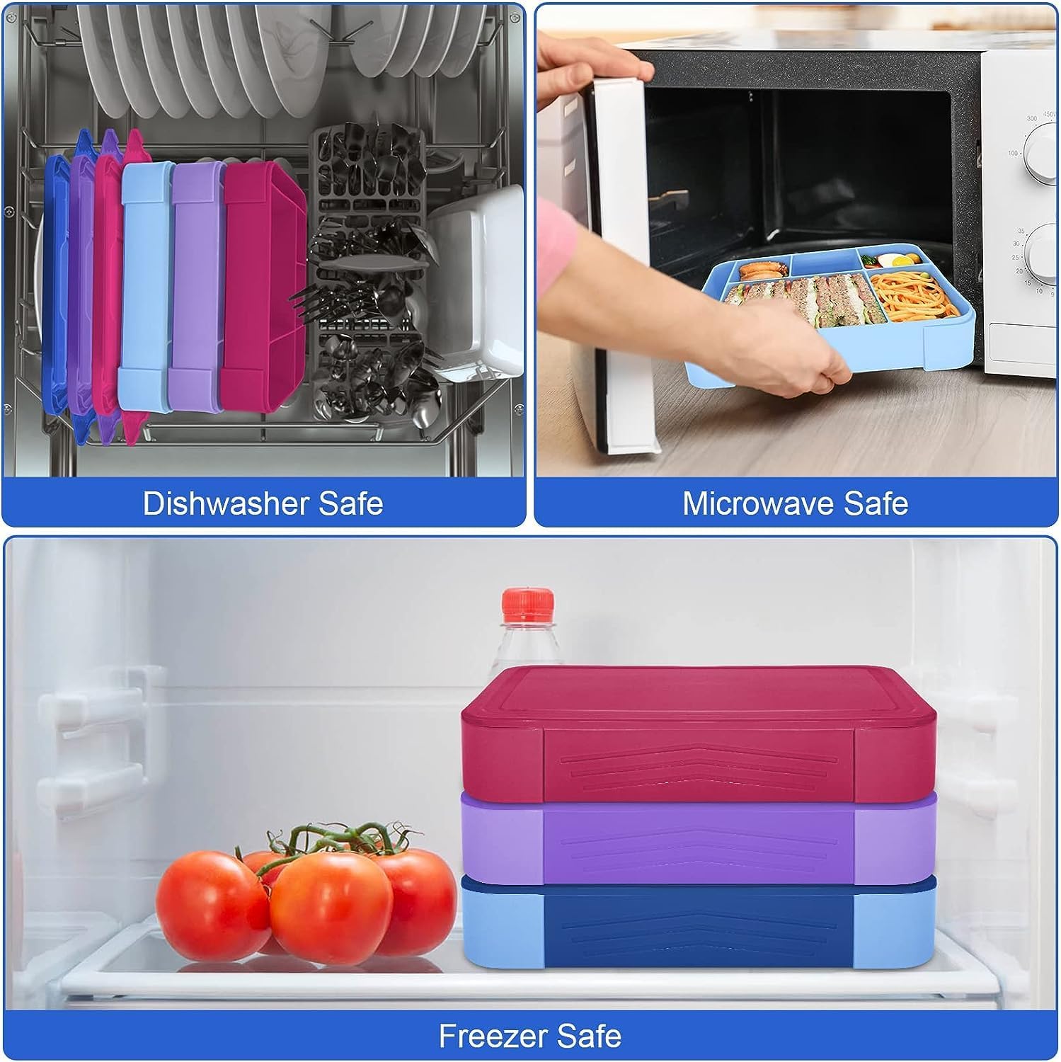 Lunch Box for Kid School,Children's Lunch Box with Compartments