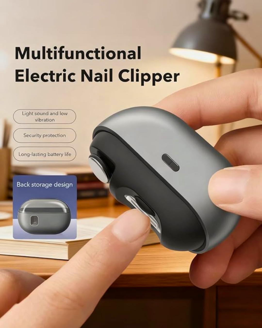 Funito Electric Nail Clipper, Electric Toenail Clippers for Seniors & Women