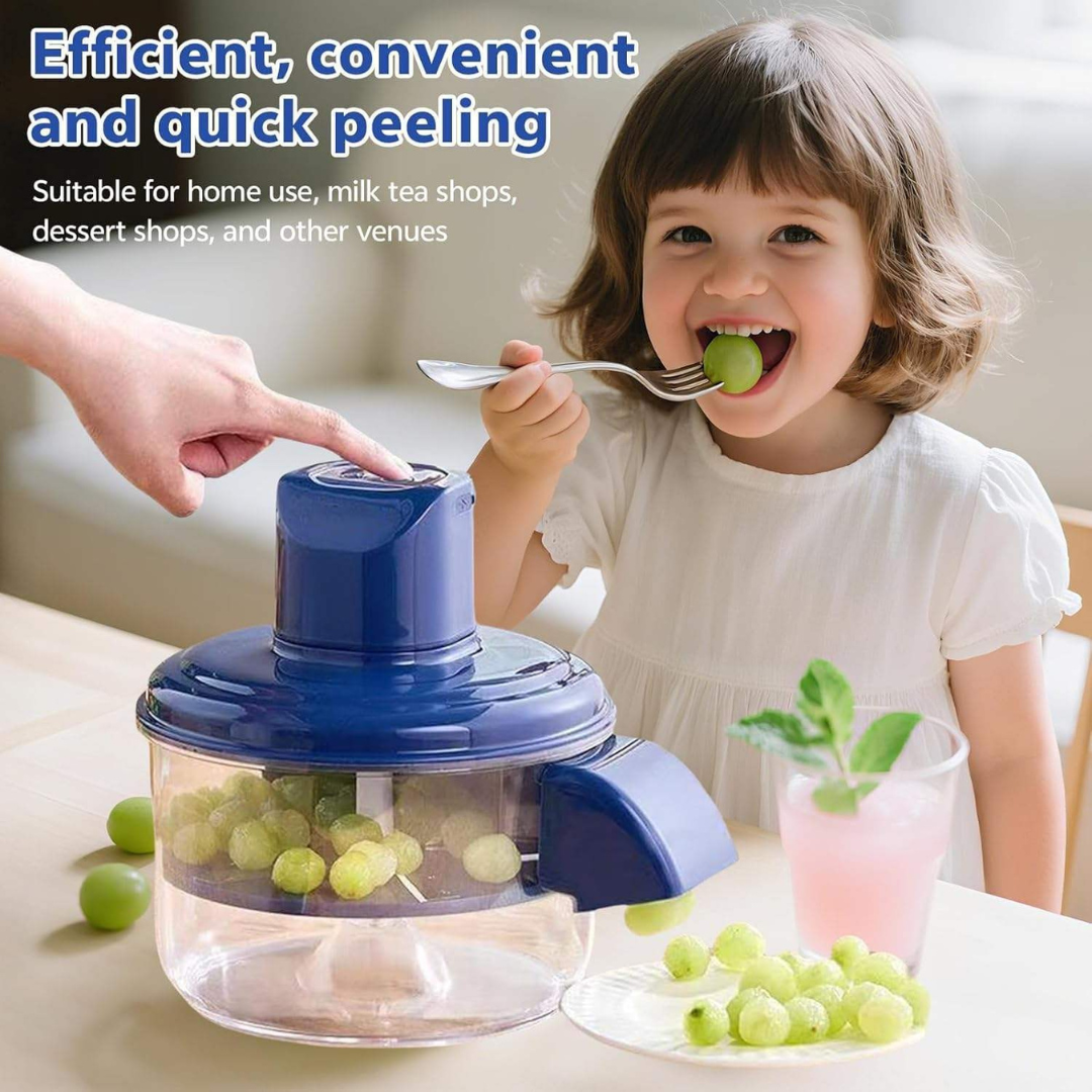 Electric Peeler Machine for Grapes Garlic Cherry & Tomato - Smart Peeling Machine for Home Kitchen