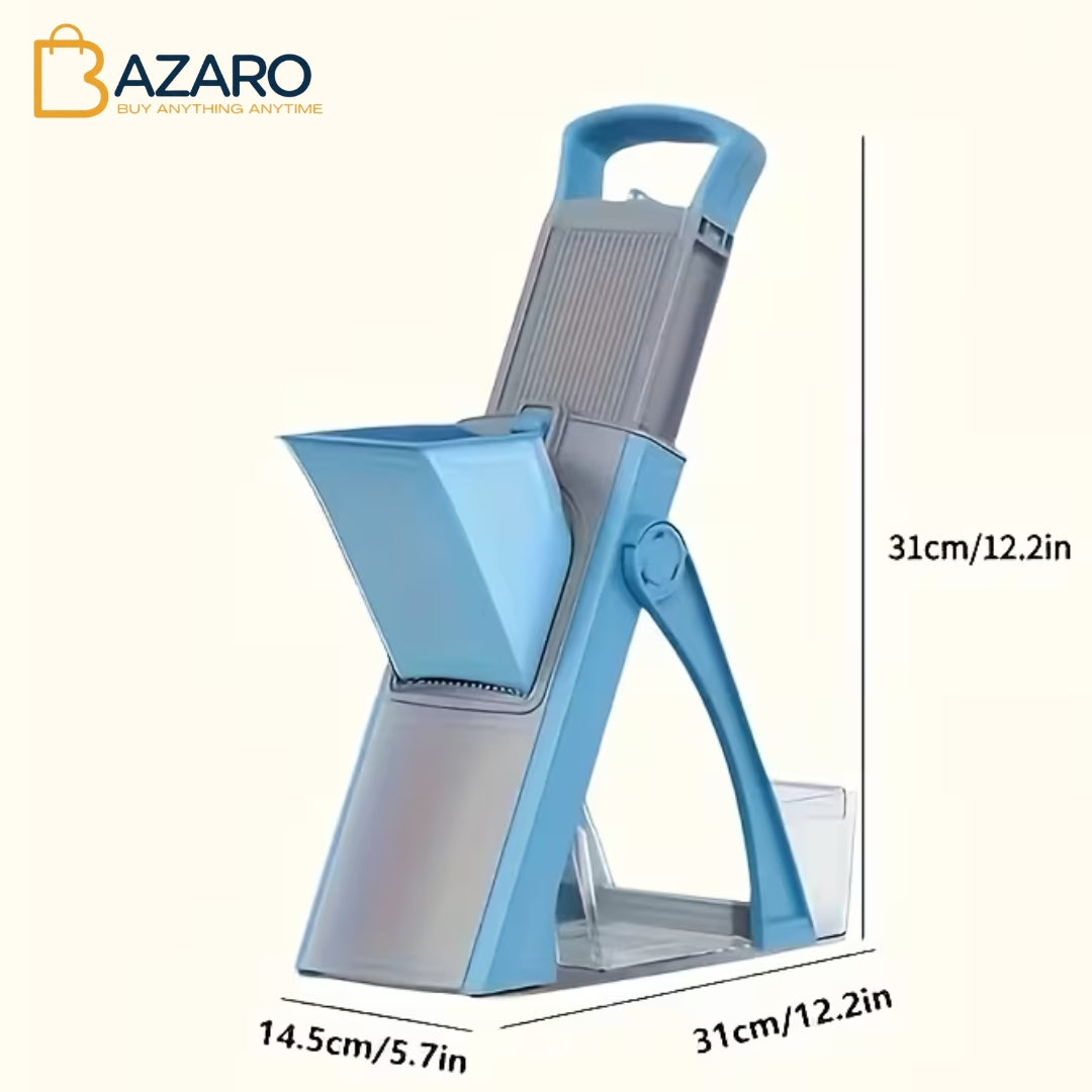 Adjustable Thickness Manual Slicer - Multifunctional Vegetable Slicer and Dicer Set