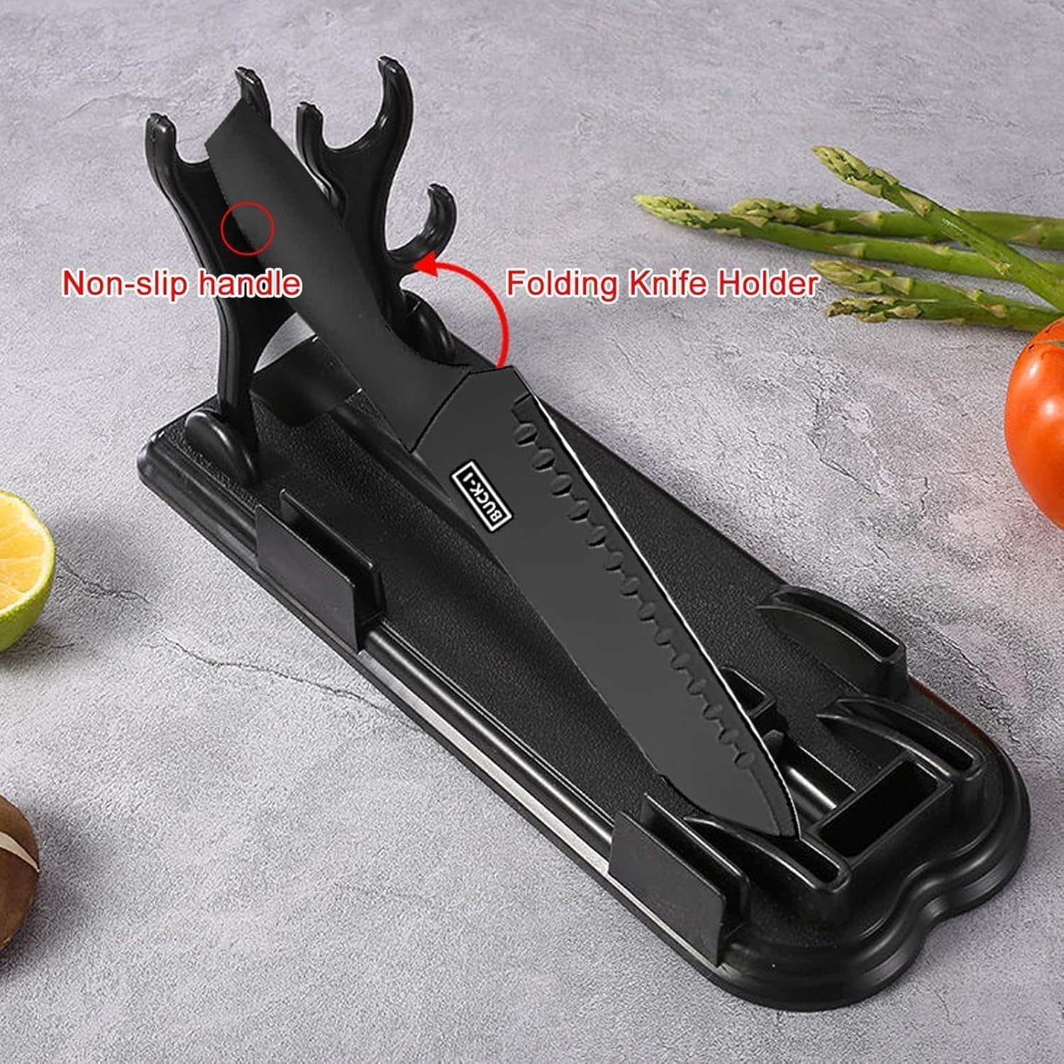 7-Piece Kitchen Knife Set with Chopping Board