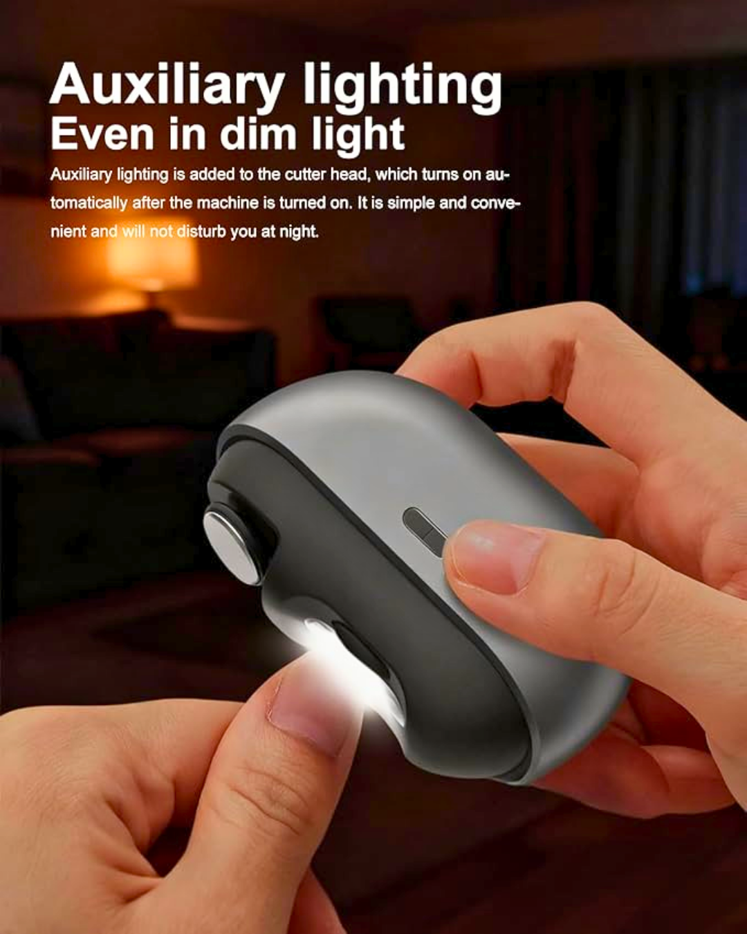Funito Electric Nail Clipper, Electric Toenail Clippers for Seniors & Women
