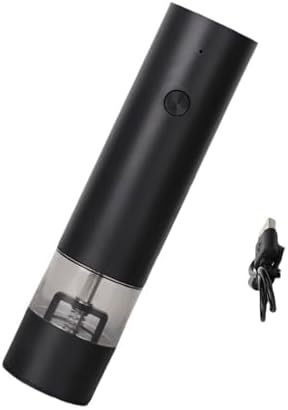 Electric Salt and Pepper Grinder Set Automatic Battery Pepper Mill Shakers Adjustable Coarseness Easy Filling Upgraded Larger Capacity with Led
