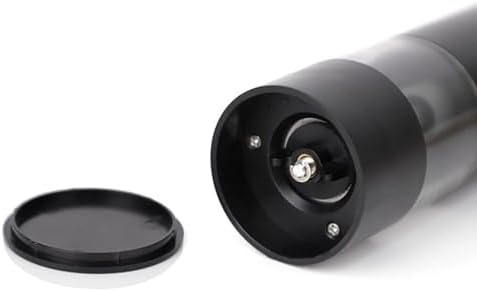Electric Salt and Pepper Grinder Set Automatic Battery Pepper Mill Shakers Adjustable Coarseness Easy Filling Upgraded Larger Capacity with Led