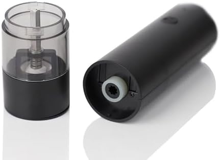 Electric Salt and Pepper Grinder Set Automatic Battery Pepper Mill Shakers Adjustable Coarseness Easy Filling Upgraded Larger Capacity with Led