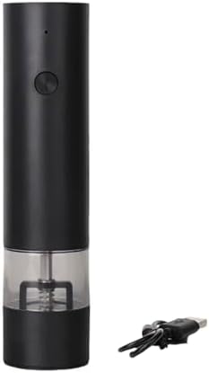 Electric Salt and Pepper Grinder Set Automatic Battery Pepper Mill Shakers Adjustable Coarseness Easy Filling Upgraded Larger Capacity with Led