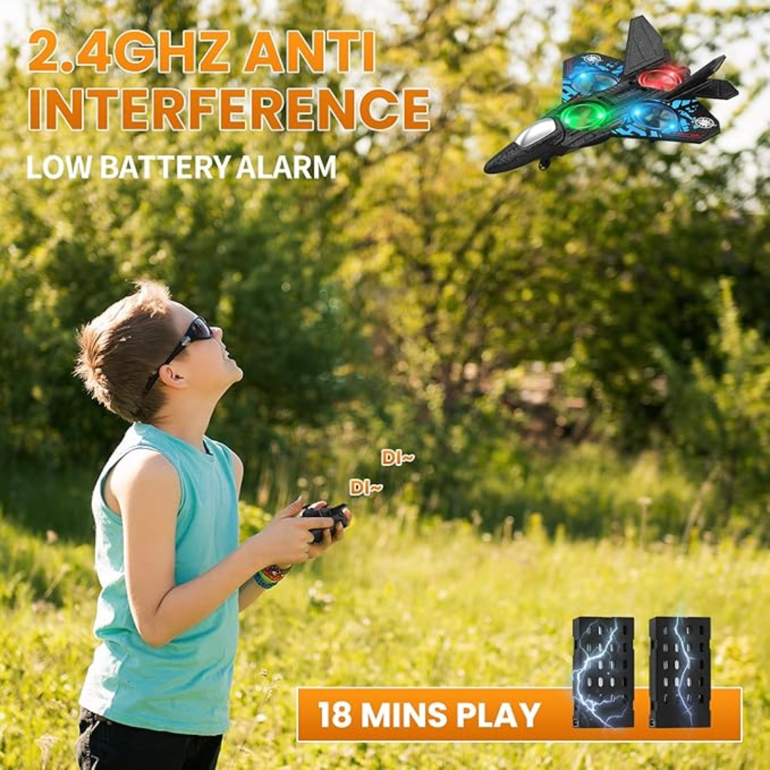 RC Plane 2.4GHz Remote Control Plane L0712 Quadcopter Hovering with Auto Hovering Fighter Aircraft RC Airplane RTF for Beginner