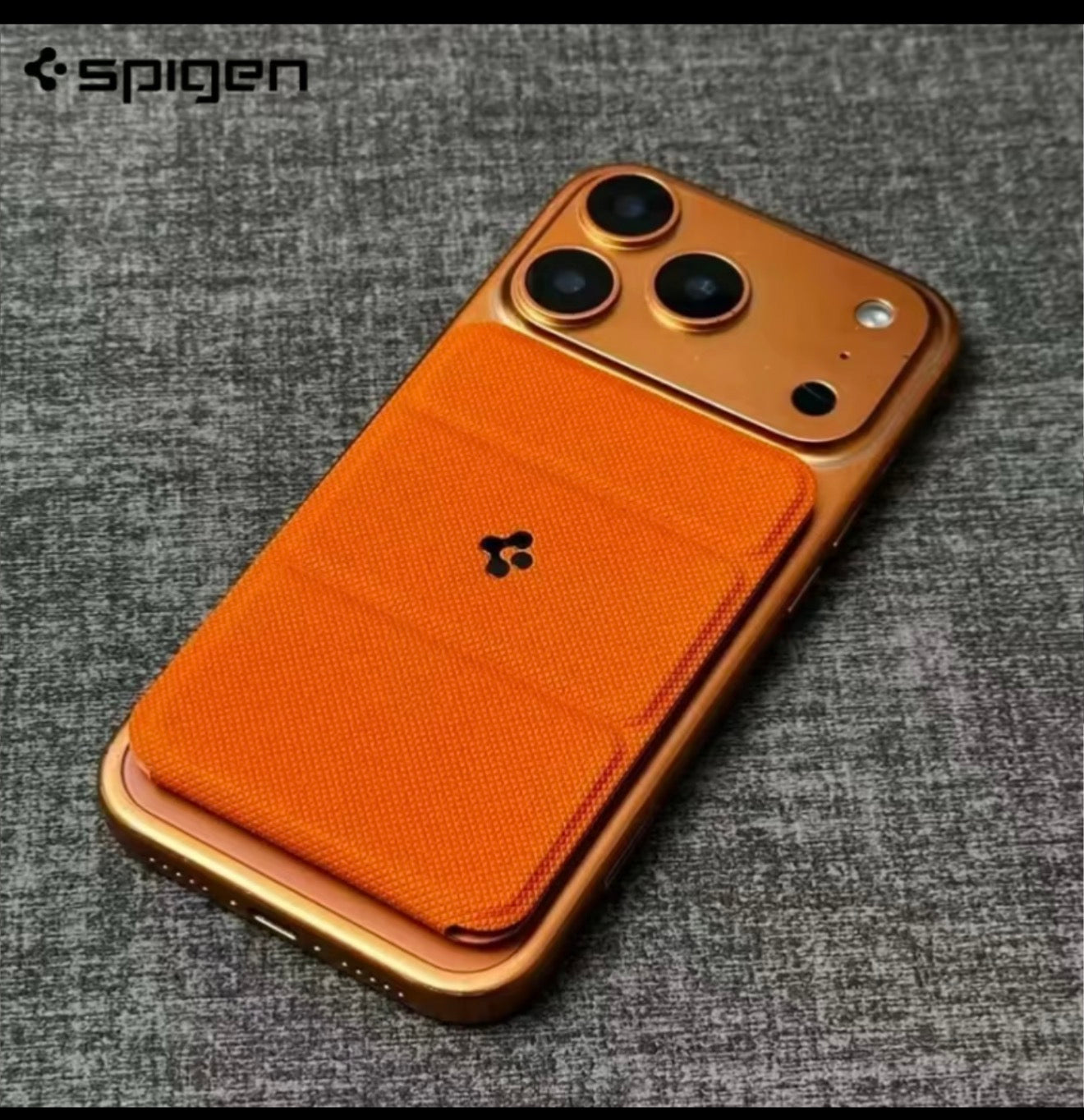 Spigen Smart Fold (MagFit) Magnetic Wallet Card Holder with Kickstand compatible with MagSafe case and iPhone 17 series, iPhone 16/15/14/13/12 Series - Black