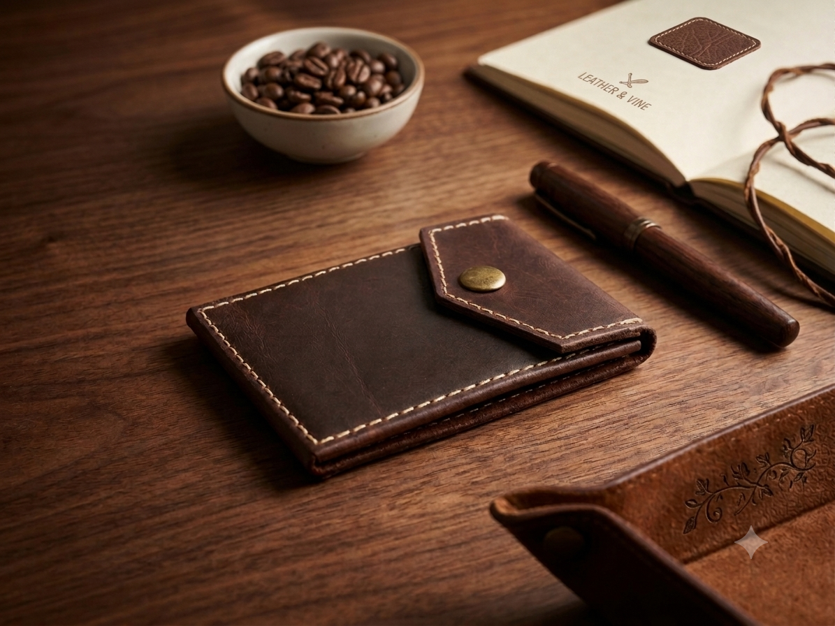 Rustic Chocolate | Hand-Crafted Leather Wallet | Slim & Compact design