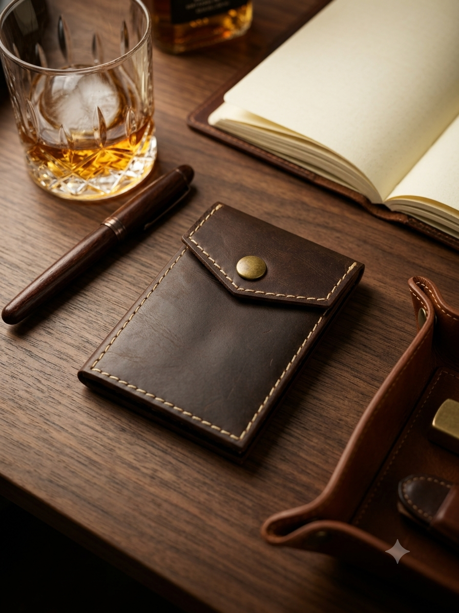 Rustic Chocolate | Hand-Crafted Leather Wallet | Slim & Compact design