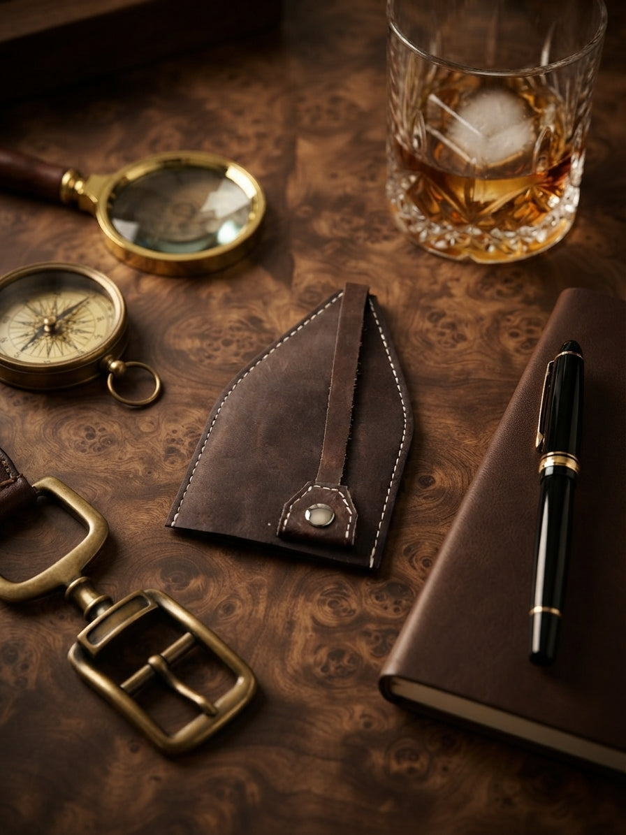 Leather key pouch | Car key cover 100% original Leather Pouch | Bazaro.ae
