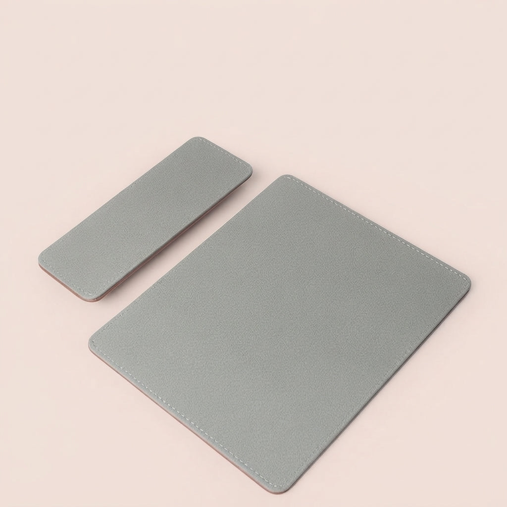 Premium Leather Mouse Pad with Magnetic Wrist Rest