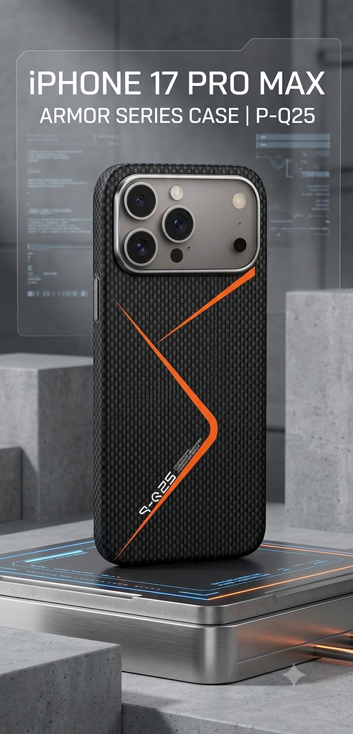 Real Carbon Fiber iPhone 17 Pro Max Case
