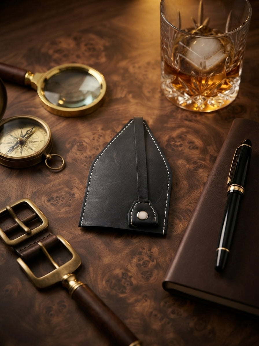 Leather key pouch | Car key cover 100% original Leather Pouch | Bazaro.ae