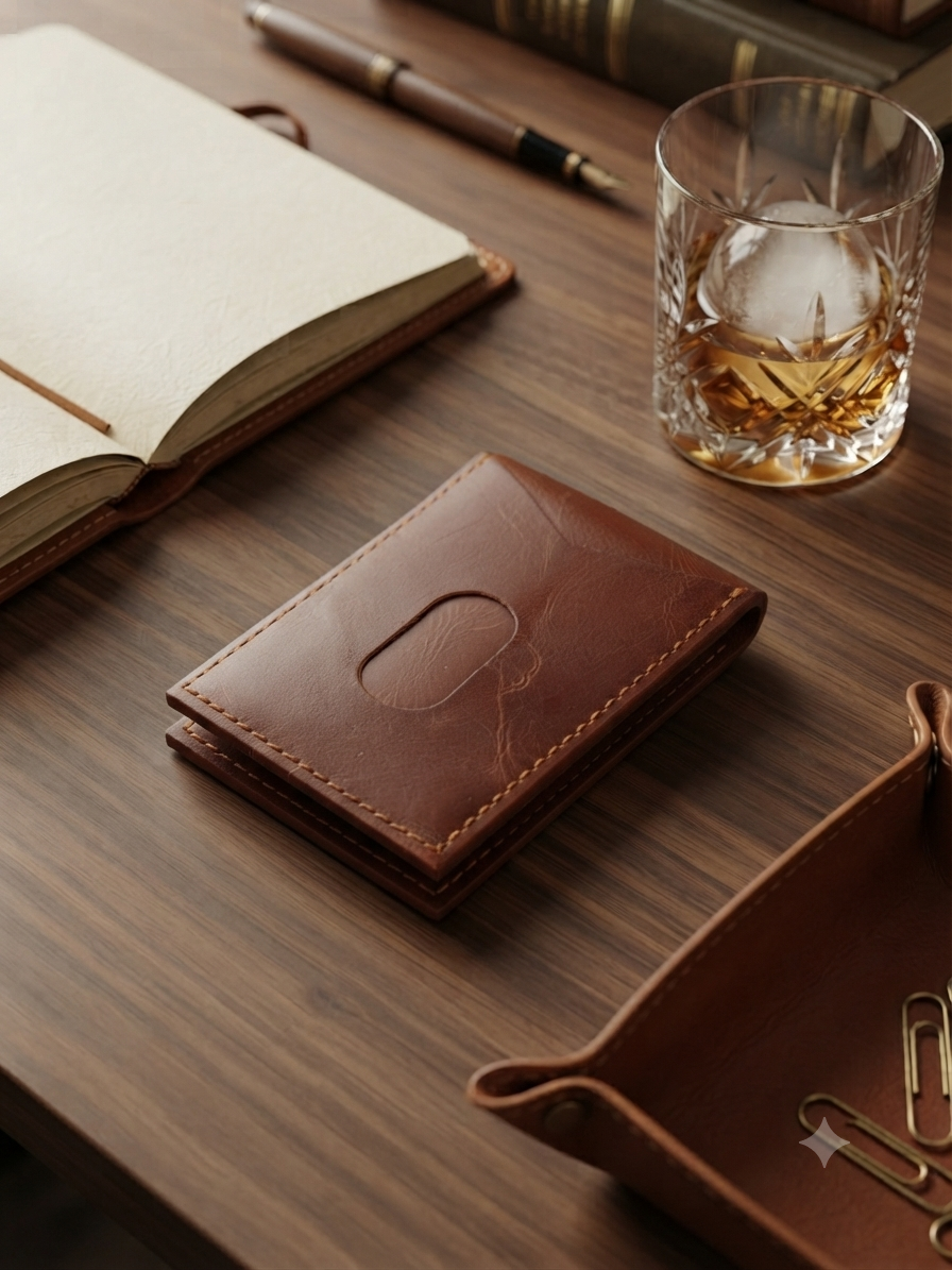 Saddle Brown | Hand-Crafted Leather Wallet | Slim & Compact design