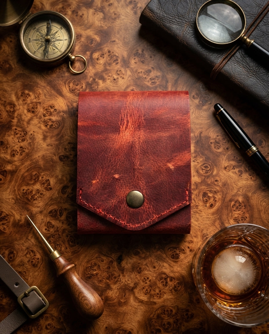 Laal Ishq Leather Wallet