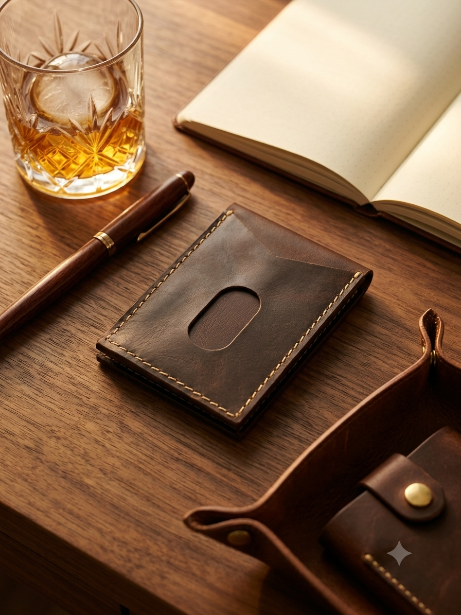 Rustic Chocolate | Hand-Crafted Leather Wallet | Slim & Compact design