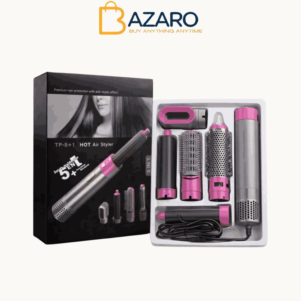 5-in-1 Professional Hot Air Styler & Hair Dryer Set