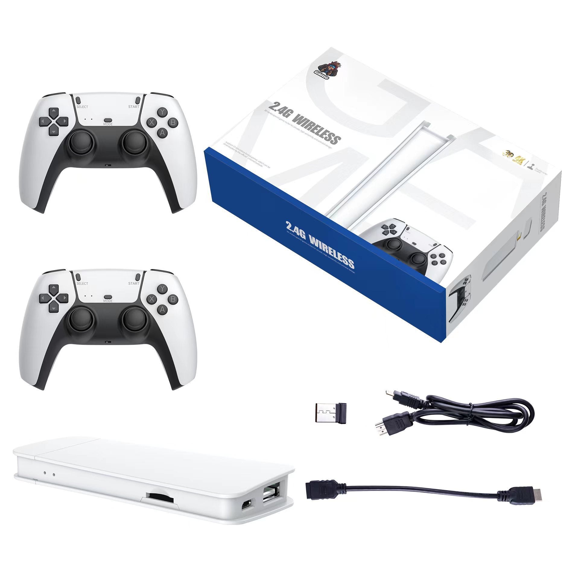 GameBox 64 Retro Console – 30,000+ Preloaded Games with 4K HDMI & Wireless Controllers