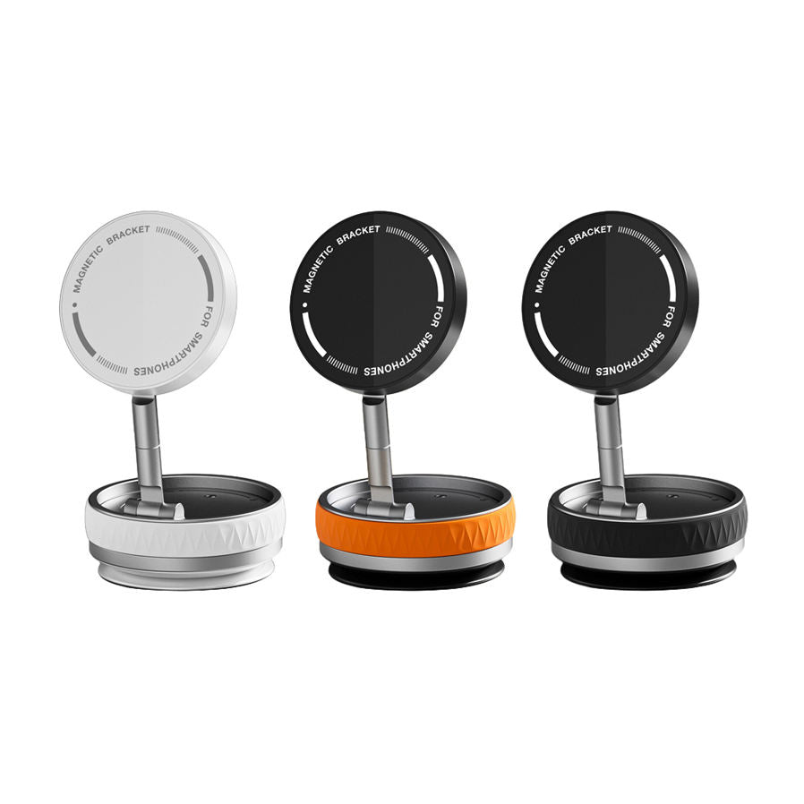 Magnetic Car Phone Holder,360°Adjustable Dashboard Mount with Mounting Pad