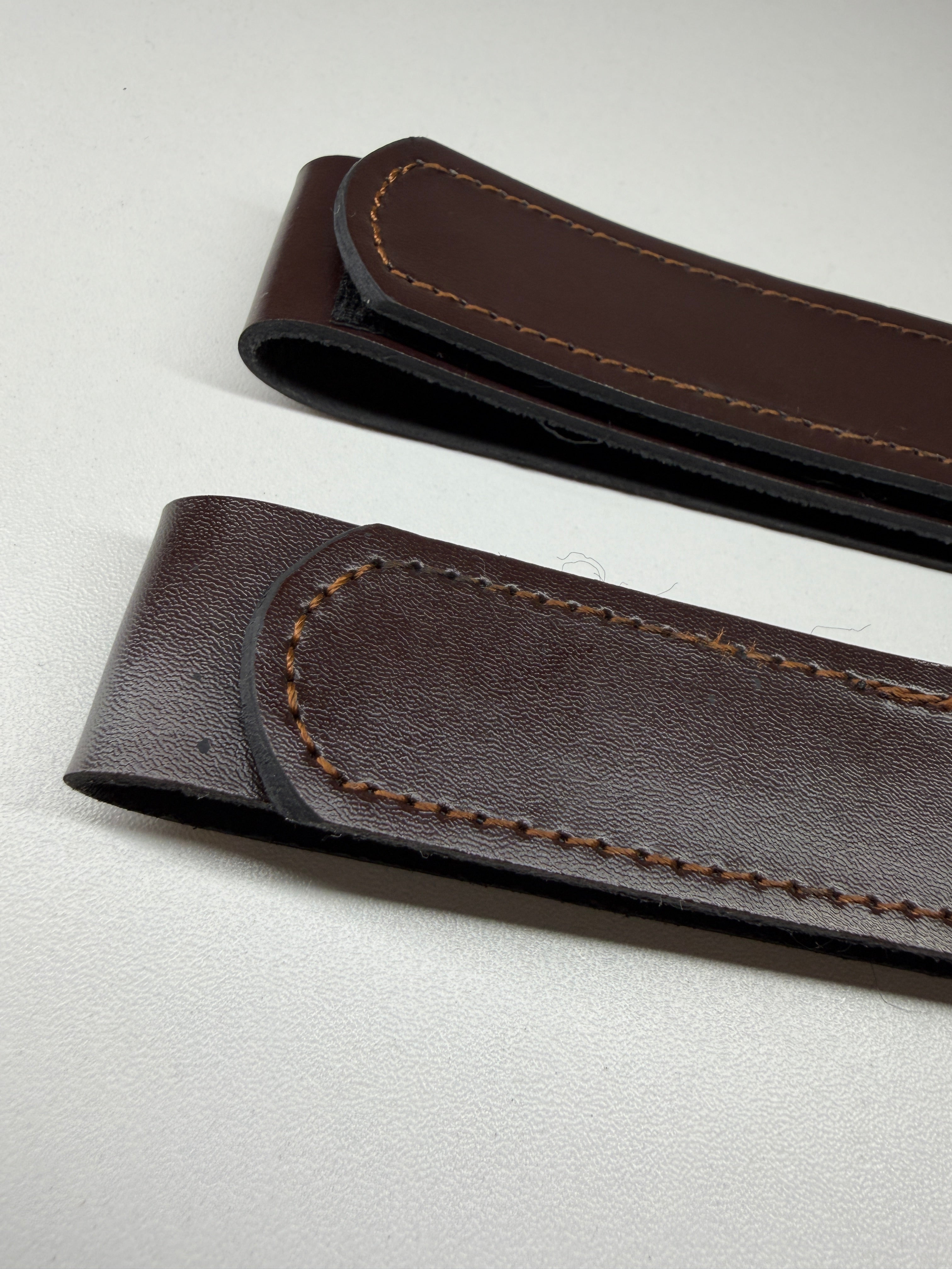 Handcrafted Genuine Leather Belt Loop Straps (pack of 2), Adjustable Side Leather Belt, Jeans Pants Wide and Easy To Use
