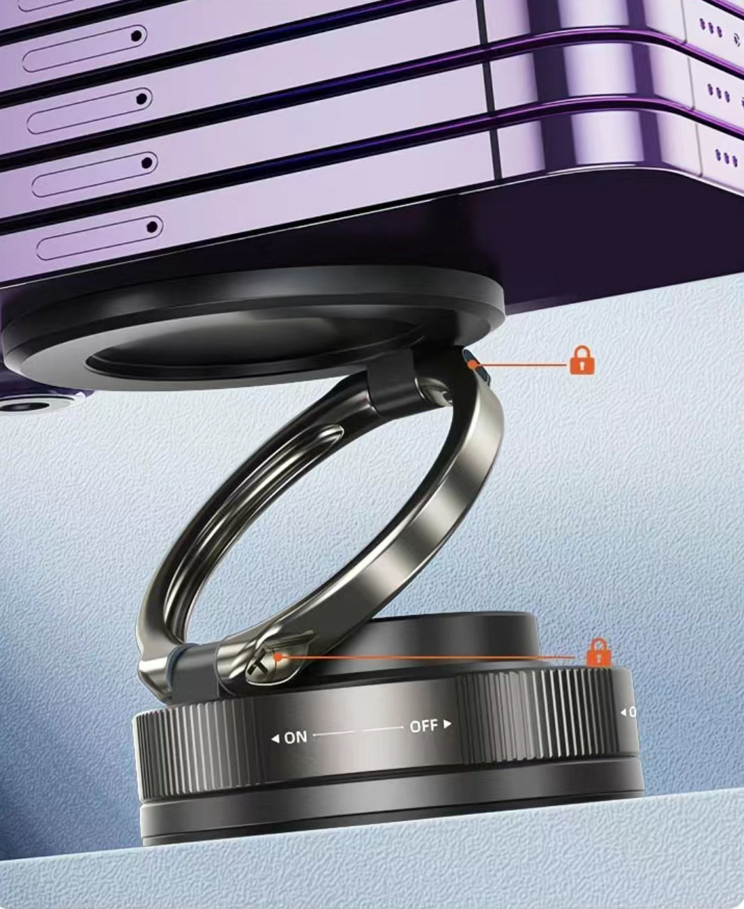 Magnetic Car Suction Cup Phone Holder