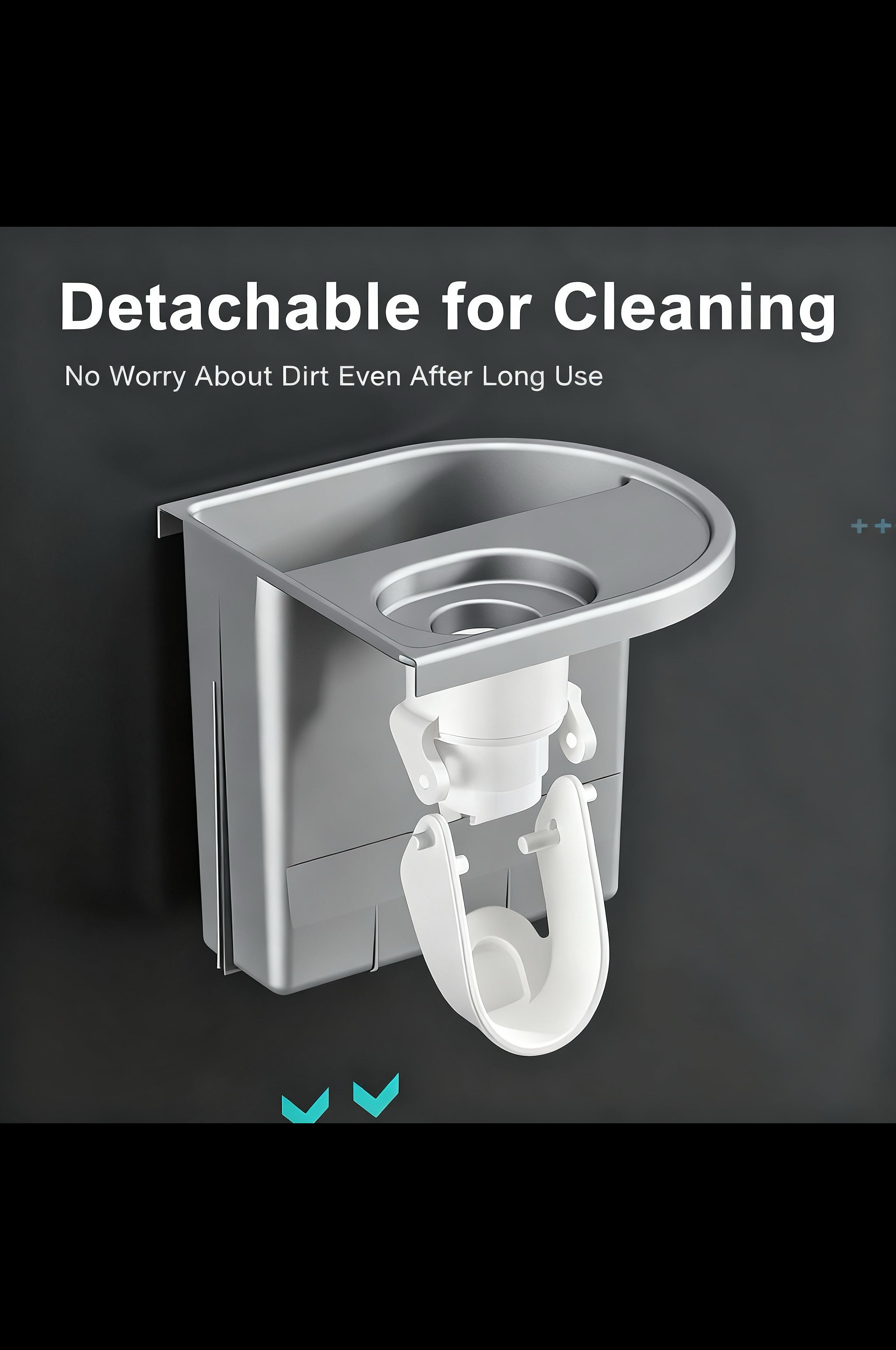 Wall Mount Toothbrush Holder,Double Auto Toothpaste Dispensers, with 3 Magnetic Cups 6 Brush Slots, Large Storage Tray and Cosmetic Drawer Organizer Toothbrush Holder for Bathroom