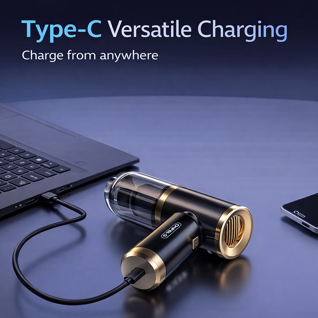 CAFELE 590W high-power 4-in-1 cordless vacuum cleaner - wireless, powerful cleaning, suitable for cleaning dust, debris, food residue