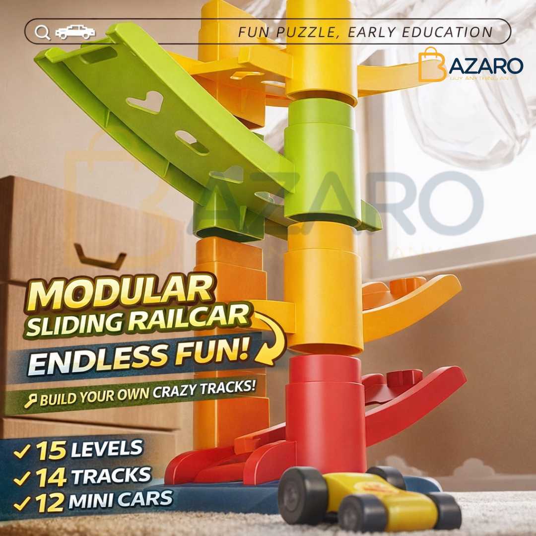 Ramp Racing Toy For Kids Car Adventure Toy Race Track Cars New DIY Assembled Gliding Track Vehicles car Parking Lot Car Model Combination Vehicle Set Children's Toys For Best Gift Boys kids