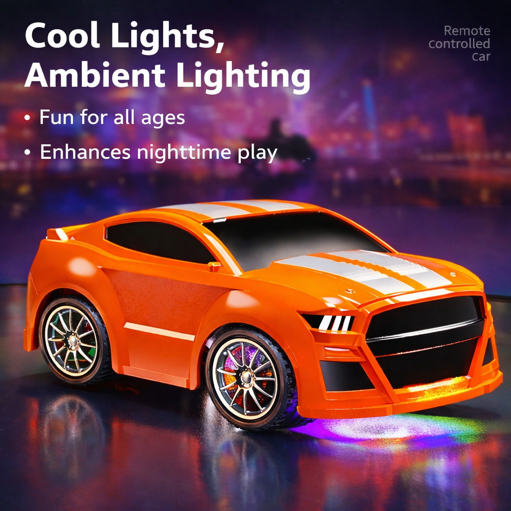 Remote Control Car Bracelet Watch Toys with LED Light,2.4 GHz Mini Racing Cars Wrist Toy for Kids,RC Small Car Interactive Outdoor Game Easter Halloween Birthday Gifts,Green