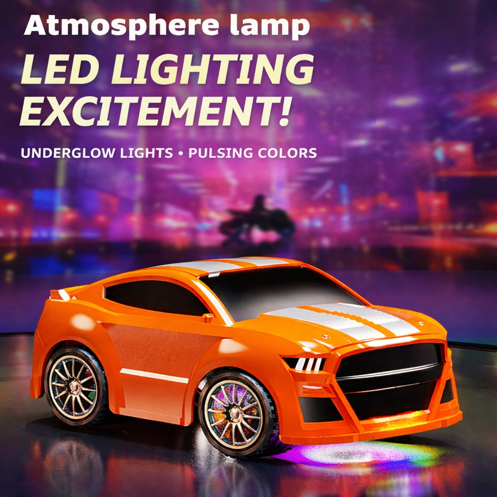 Remote Control Car Bracelet Watch Toys with LED Light,2.4 GHz Mini Racing Cars Wrist Toy for Kids,RC Small Car Interactive Outdoor Game Easter Halloween Birthday Gifts,Green