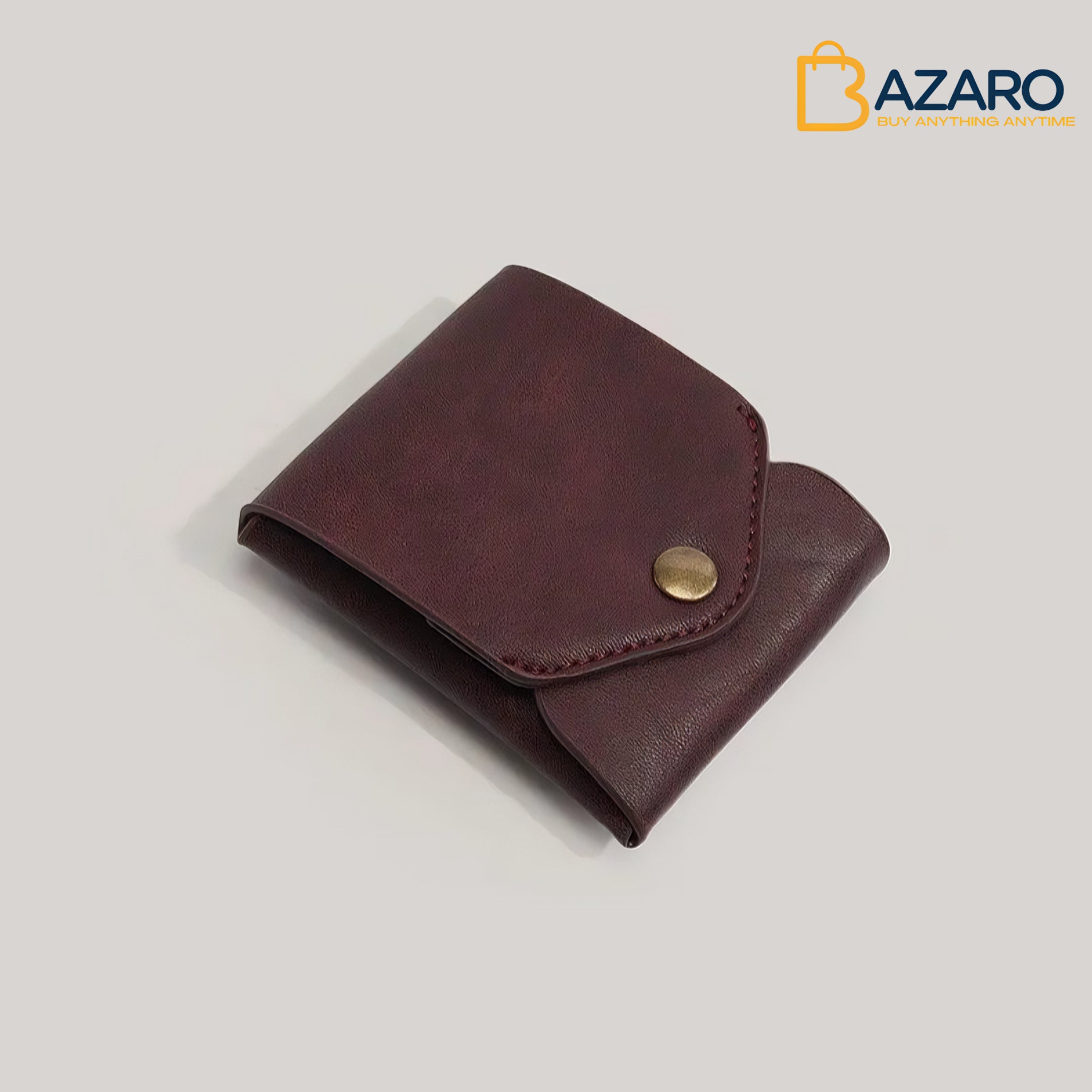 Vintage Handmade Leather Wallet, Multifunctional Compact