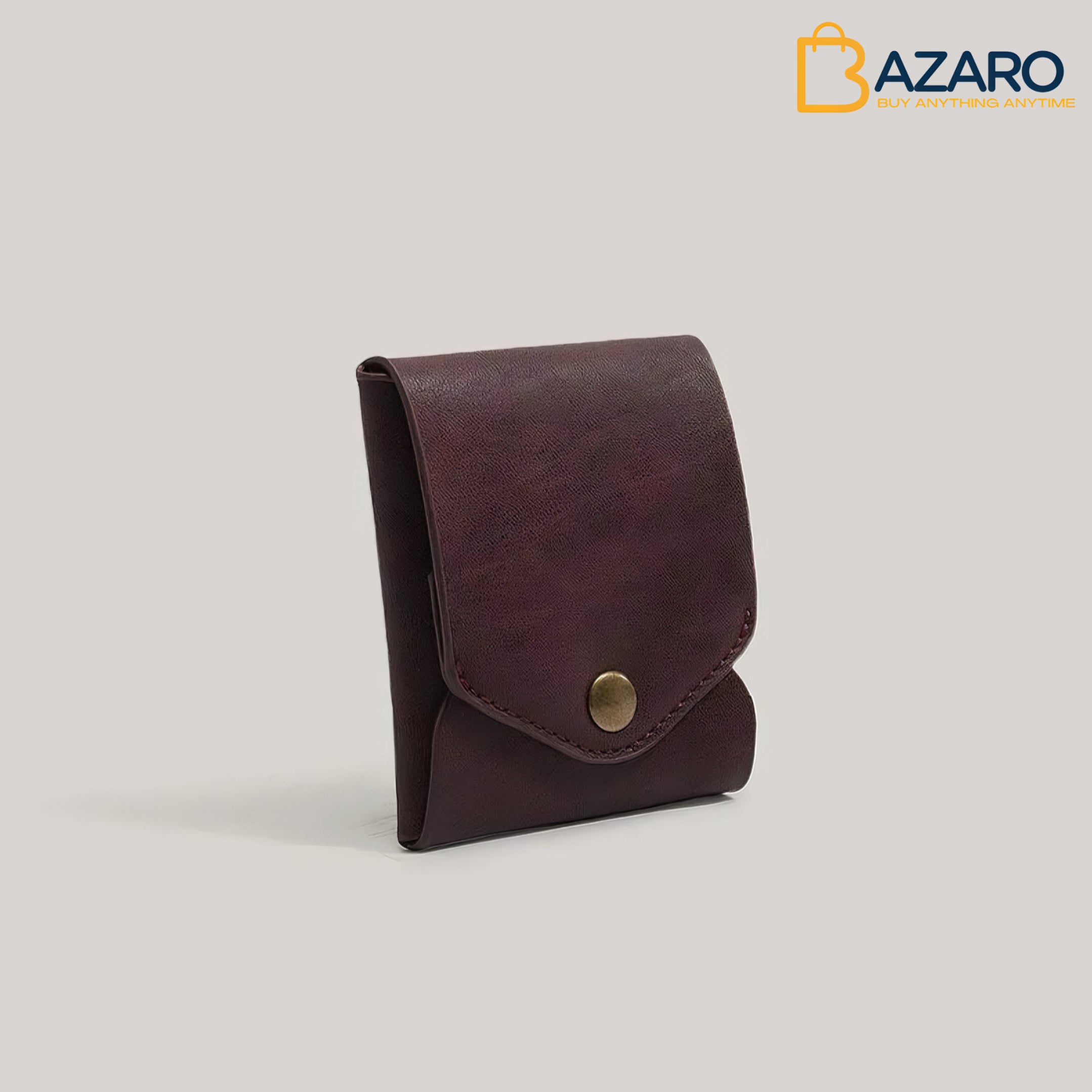 Vintage Handmade Leather Wallet, Multifunctional Compact