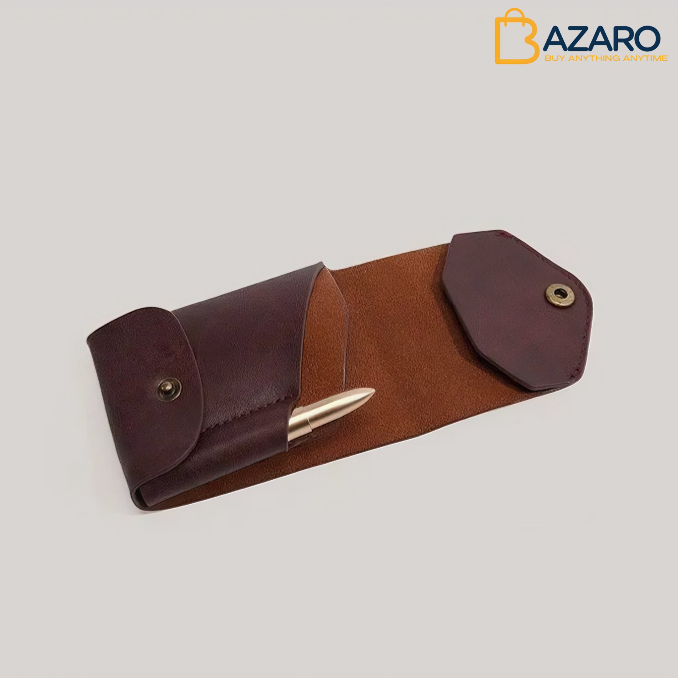 Vintage Handmade Leather Wallet, Multifunctional Compact