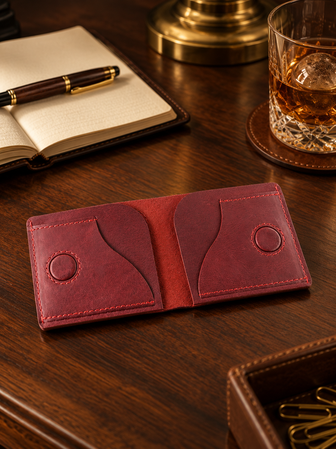 Imperial Magnetic Closure | Hand-Crafted Genuine Leather Wallet
