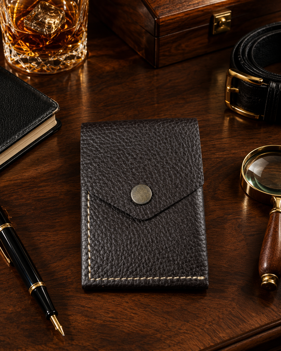 Vellura Genuine Leather Wallet | Compact Double Fold Leather Wallet