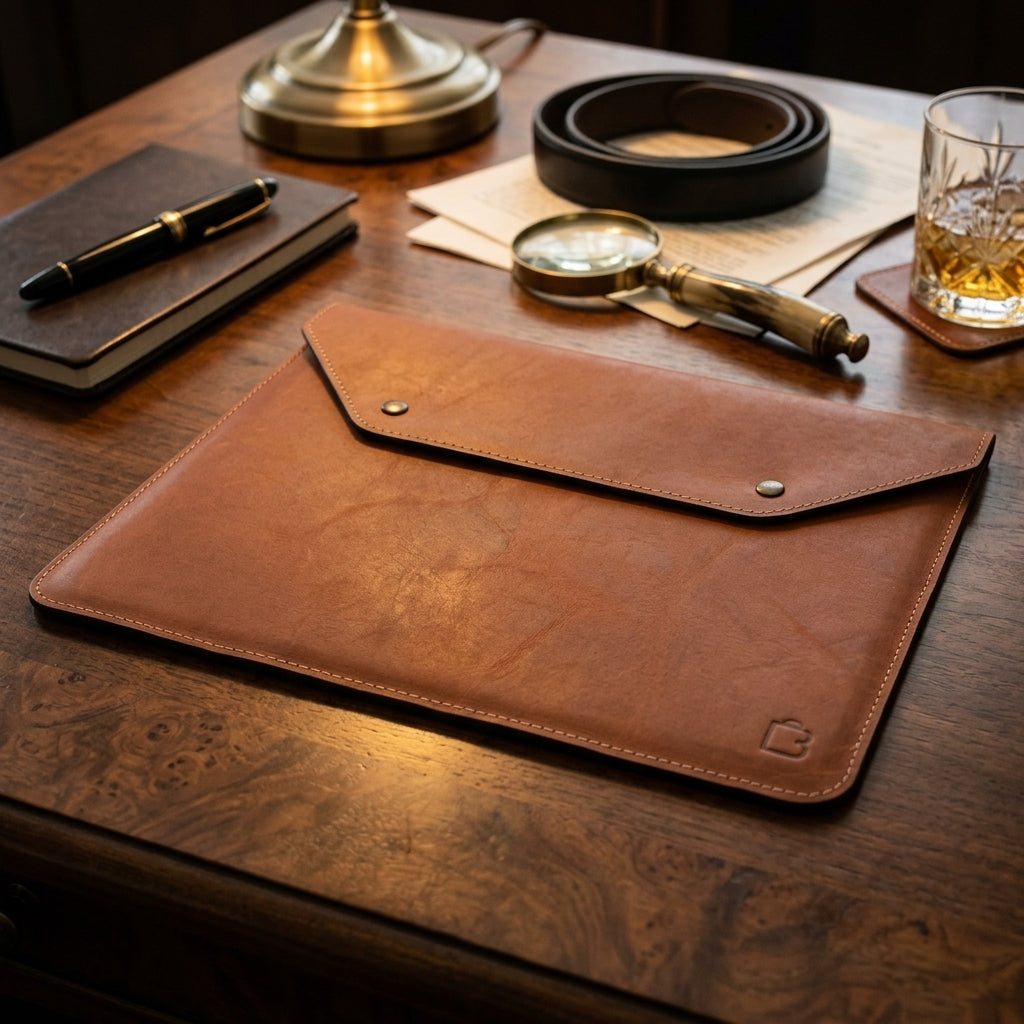 MacBook 13inche Leather Cover | Hand-Crafted Genuine Leather Cover
