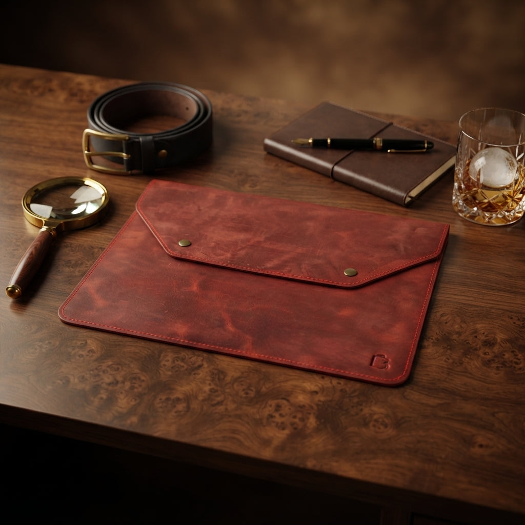 MacBook 13inche Leather Cover | Hand-Crafted Genuine Leather Cover
